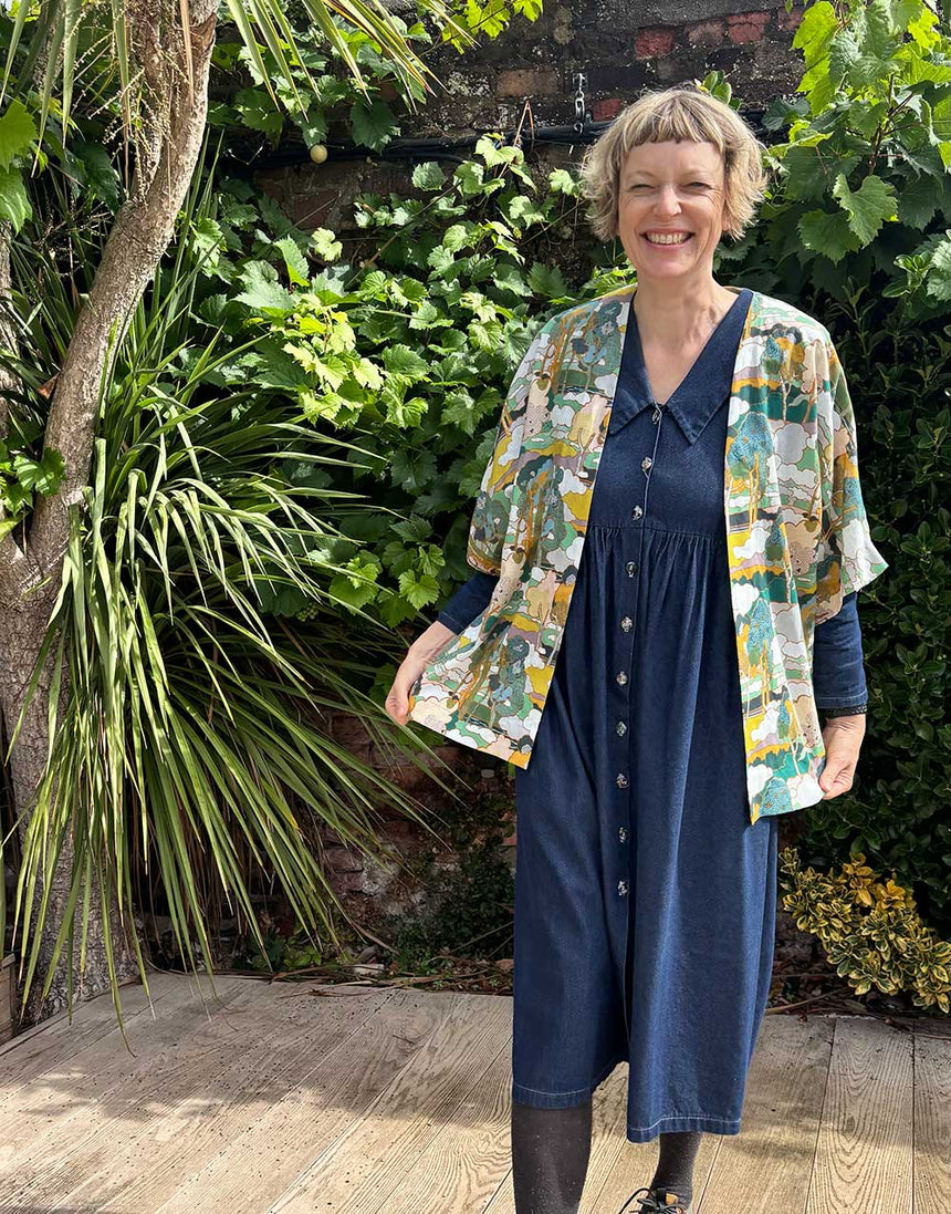 Clothkits® Simple Robe Kit in Liberty Lantana Prospect Flower