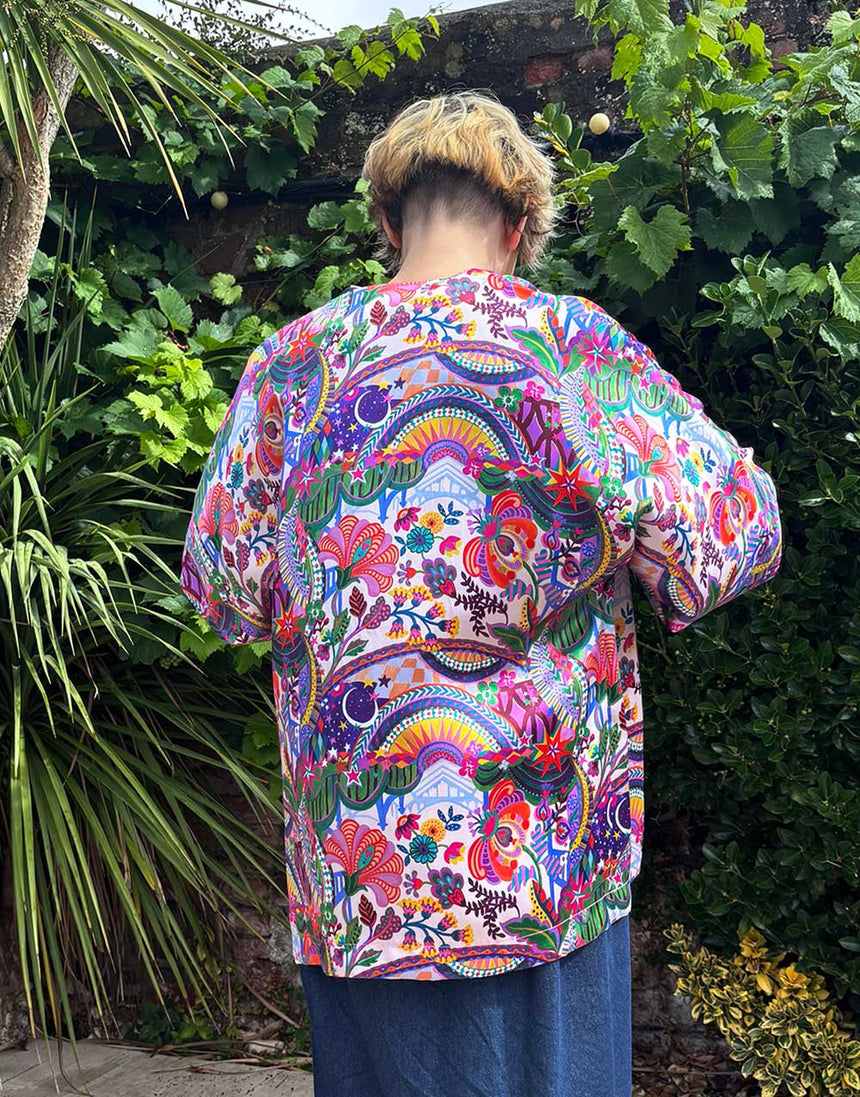 Liberty Silk Simple Robe Dressmaking Kit, Clothkits®