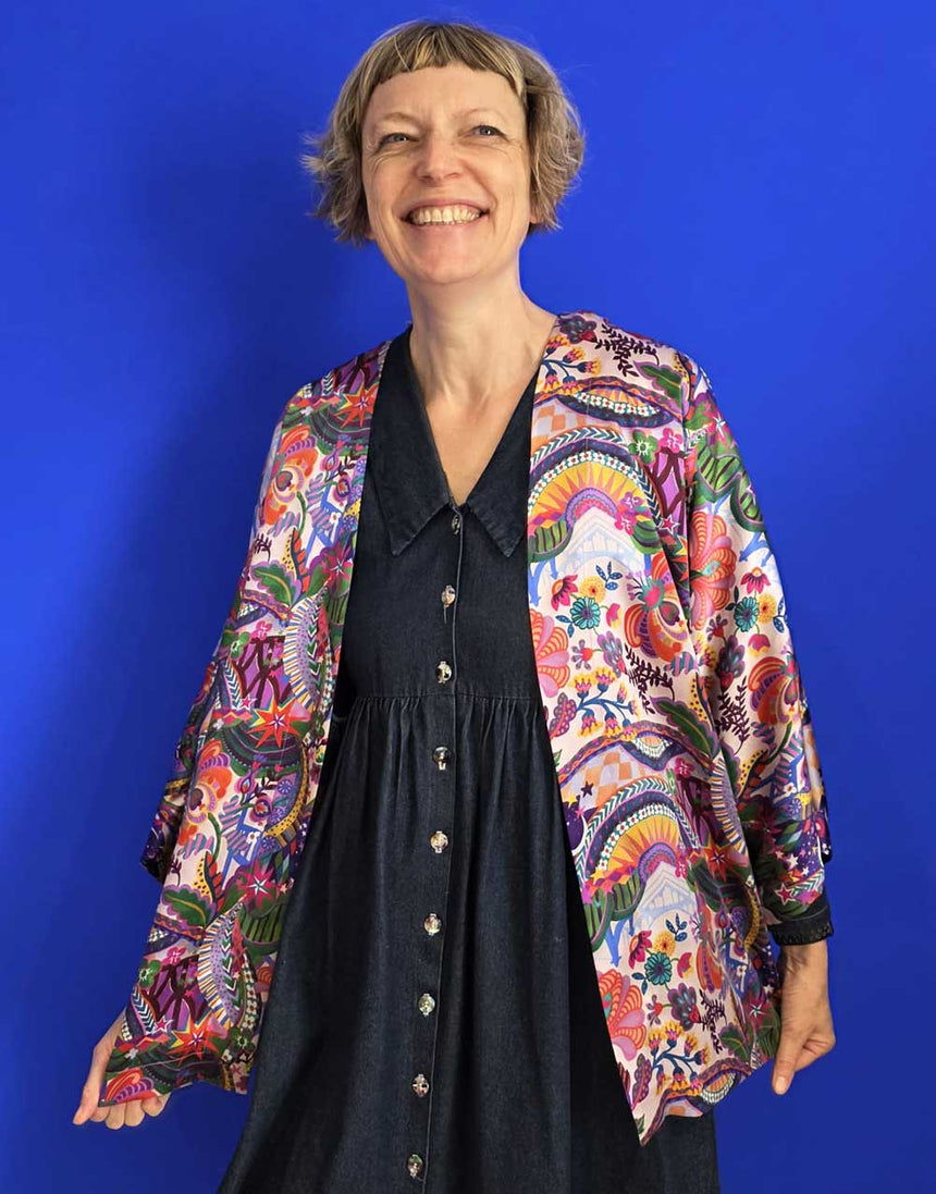 Clothkits® Simple Robe Kit in Liberty Lantana Prospect Flower