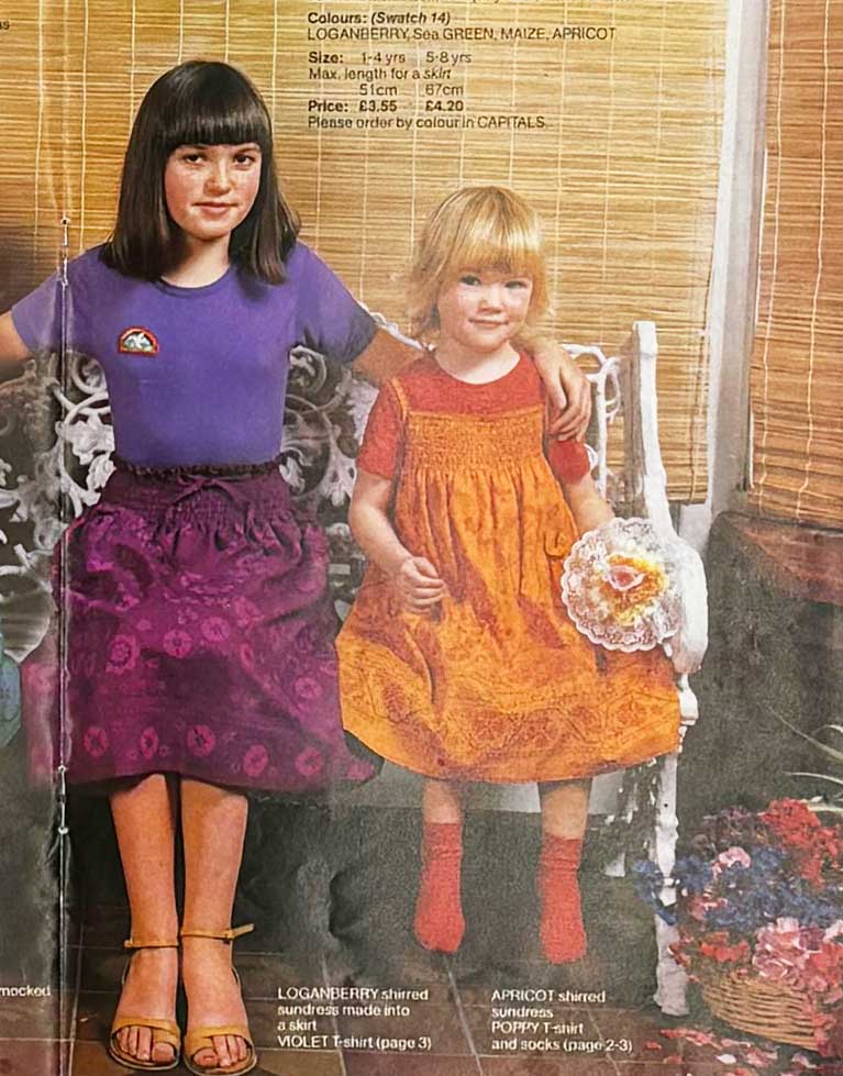 Hand Smocked Anna Sundress, Clothkits® Kit 584 Dressmaking Kit, Ages 1-4