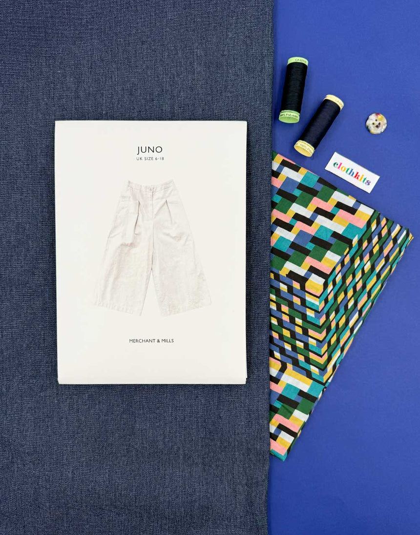 Denim Juno Culottes Dressmaking Kit, Merchant & Mills