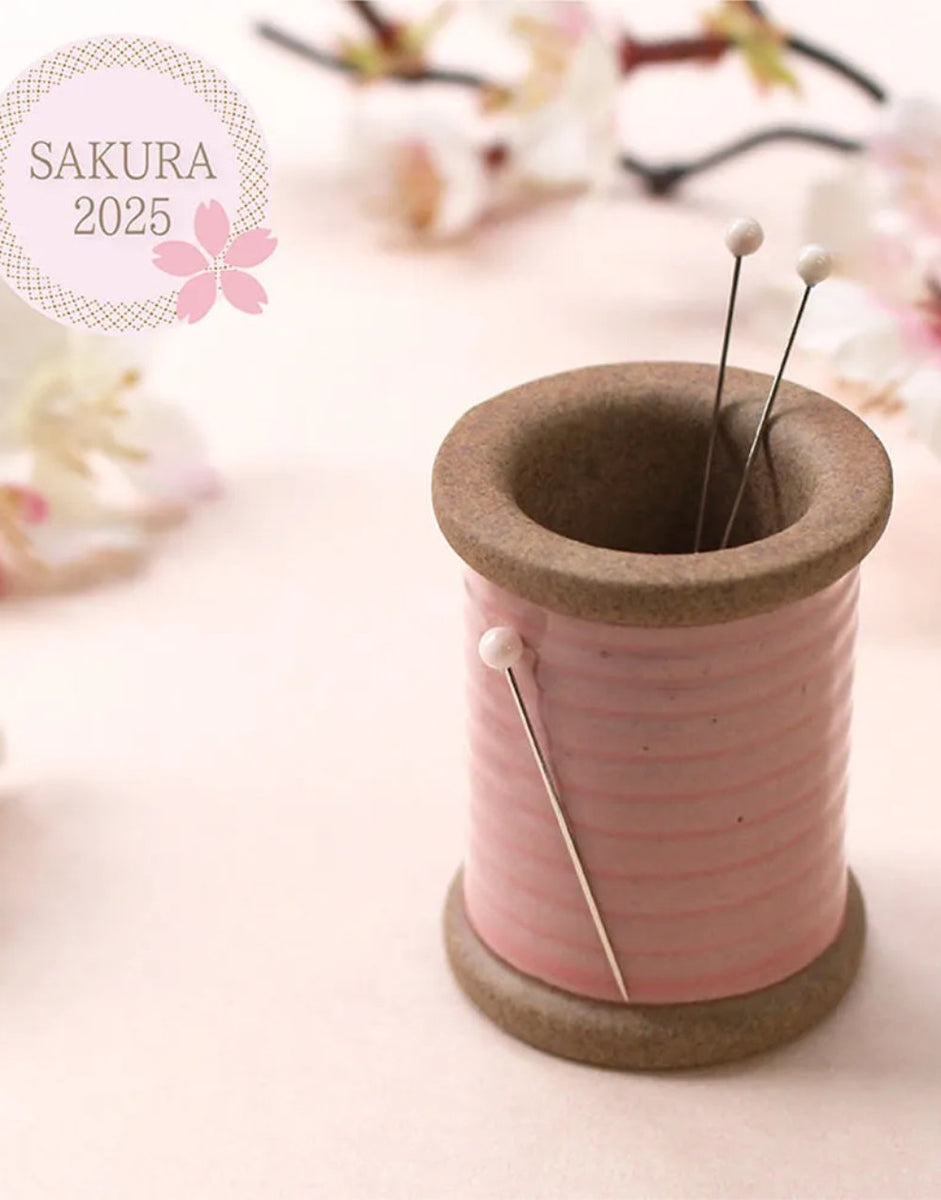 Cohana Magnetic Pin Spool Holder Ceramic Thread Tube-made in japan Cohana Magnetic Pin Spool Holder Ceramic Thread Tube-made in japan