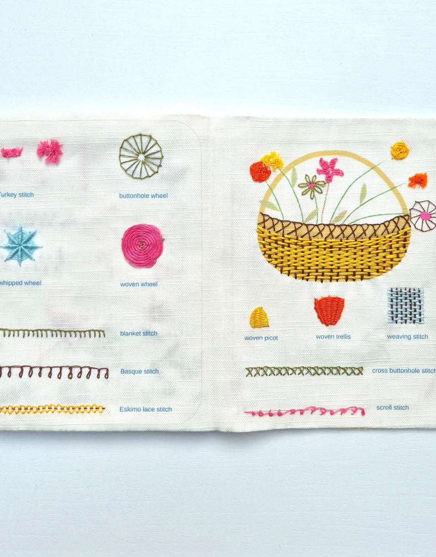Mouse Embroidery Sampler Book, Corinne Lapierre