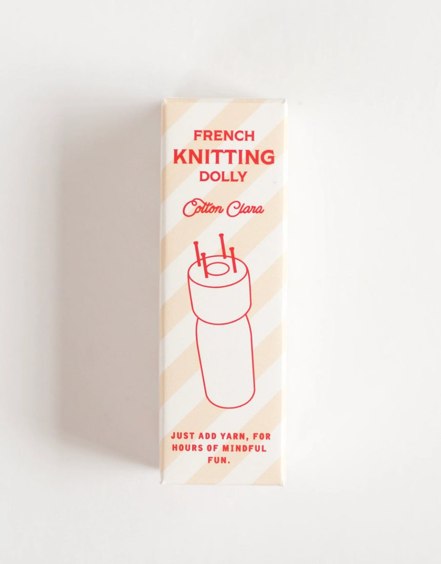 Wooden French Knitting Dolly, Cotton Clara