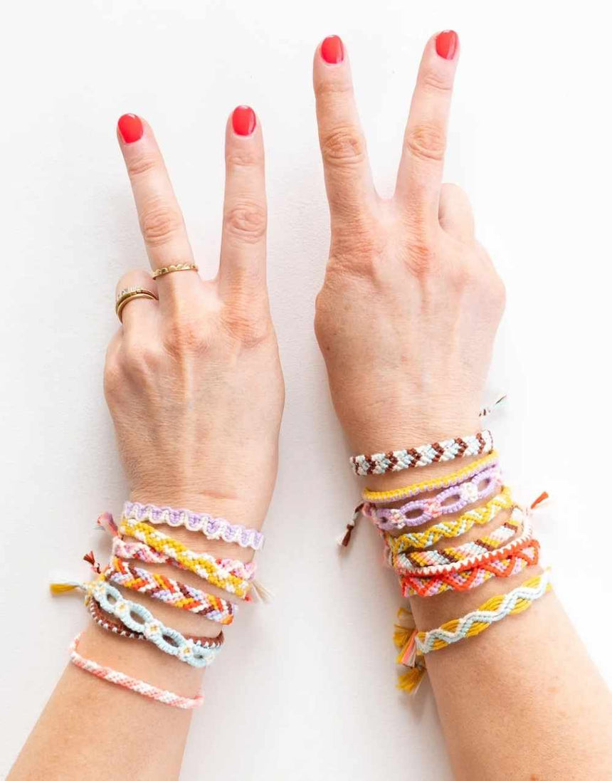 Friendship Bracelet Kit, Cotton Clara