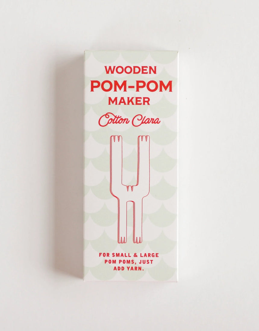 Wooden Pom Pom Maker, Cotton Clara