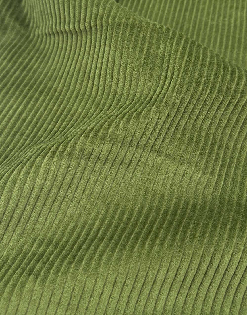 Sage Green 4.5 Wale Jumbo Cotton Corduroy Fabric