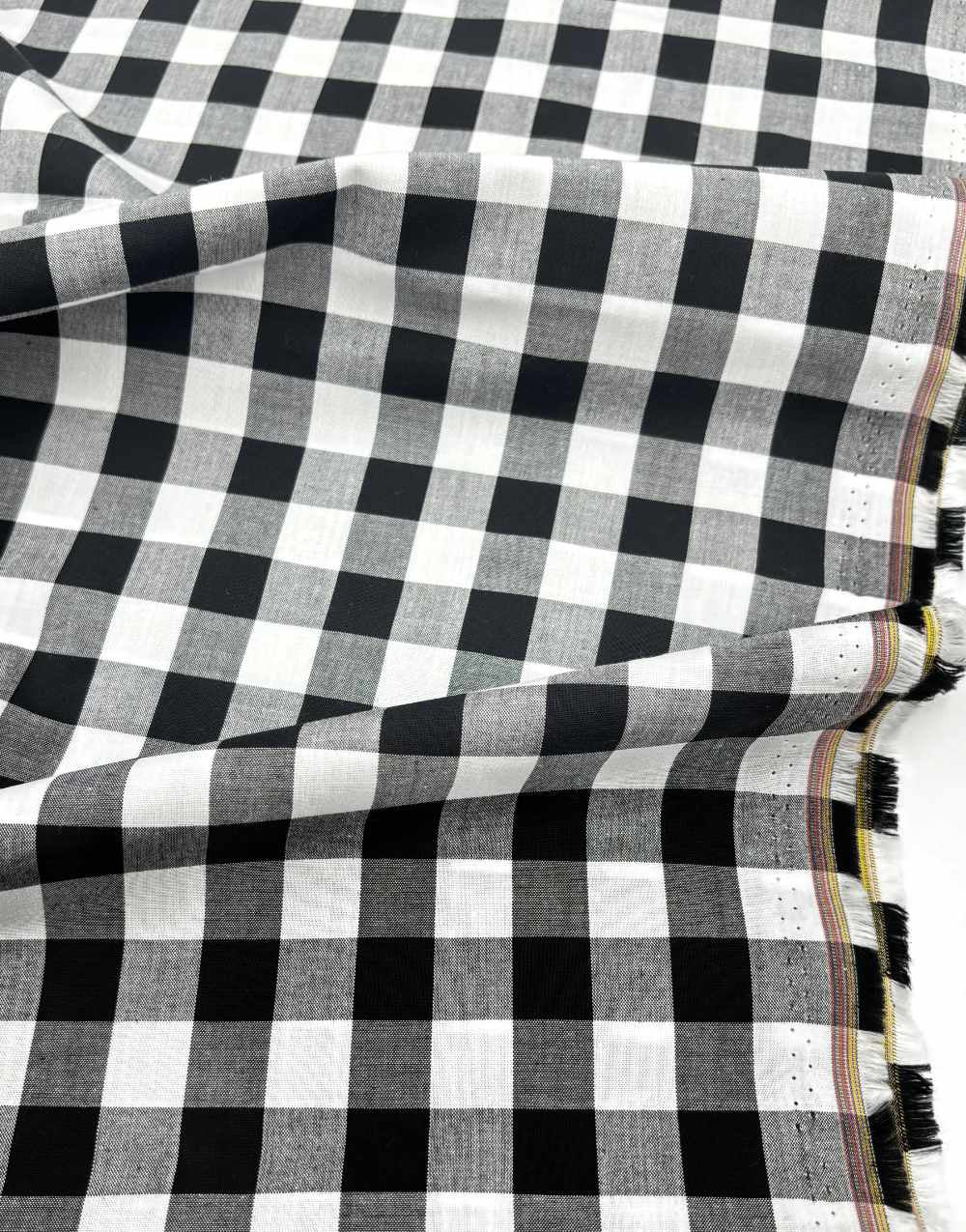 Check cotton dress material sale