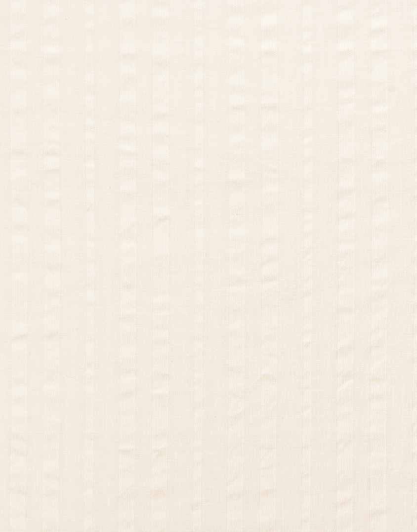 Off White Ribbon Seersucker Cotton Fabric