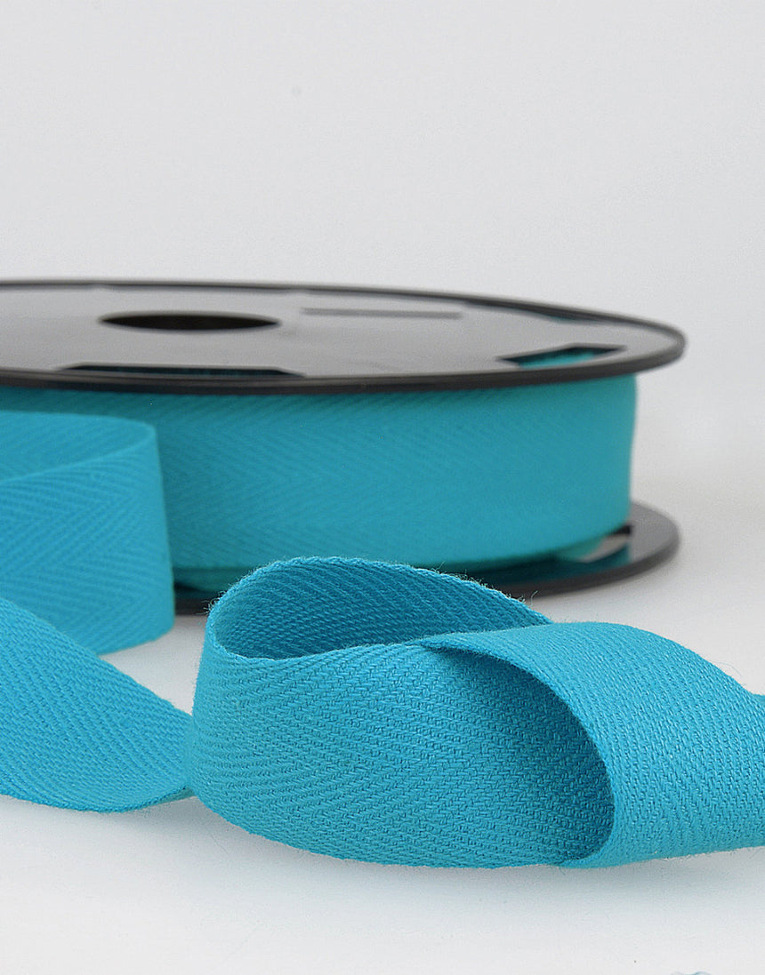 25mm Coloured Cotton Twill Tape