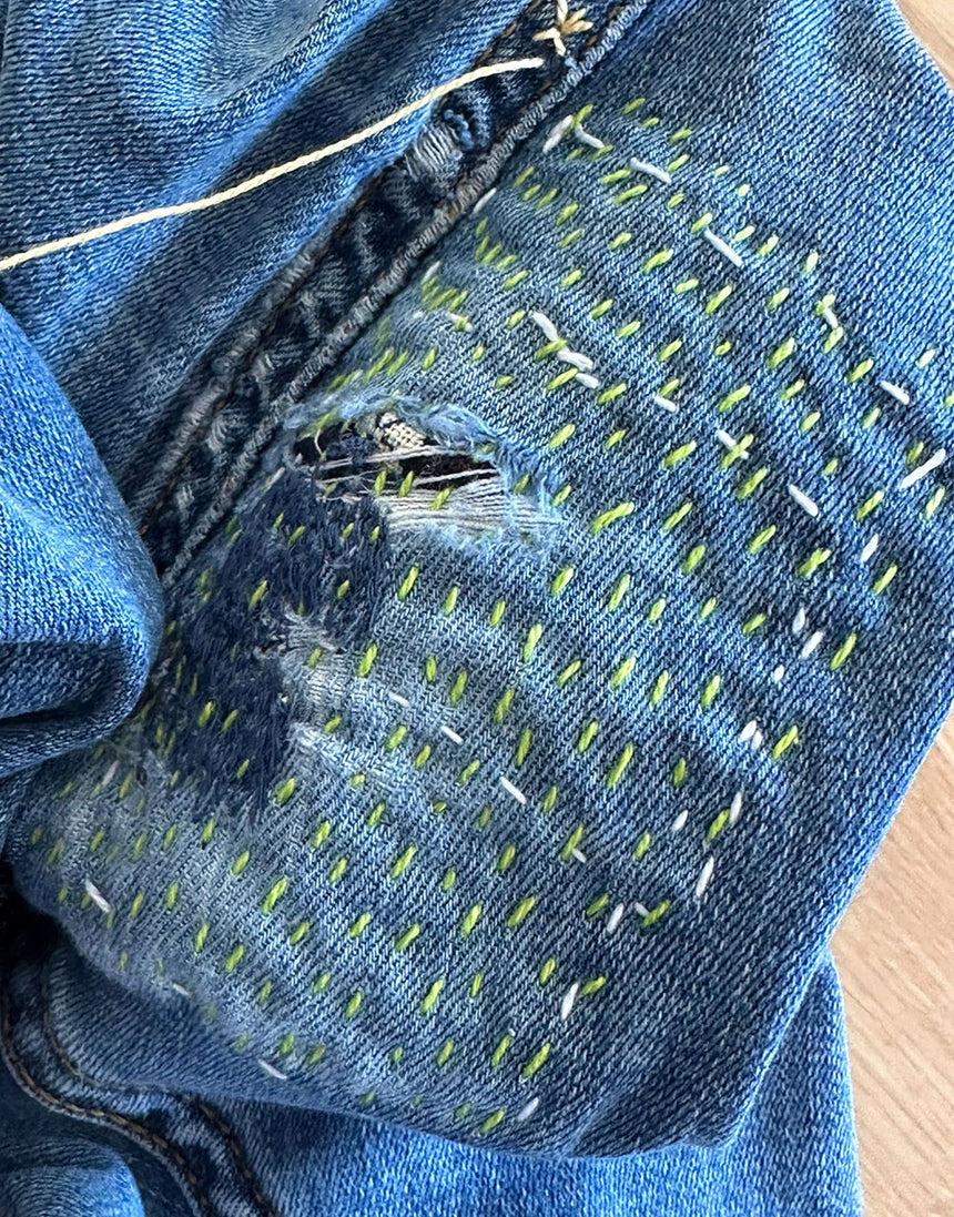 Stitching & Visible Mending, Boro & Sashiko Workshop | Chichester Sewing Courses