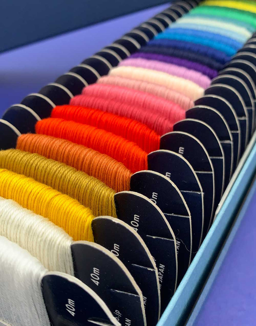 Daruma Sashiko Thread Library Gift Box