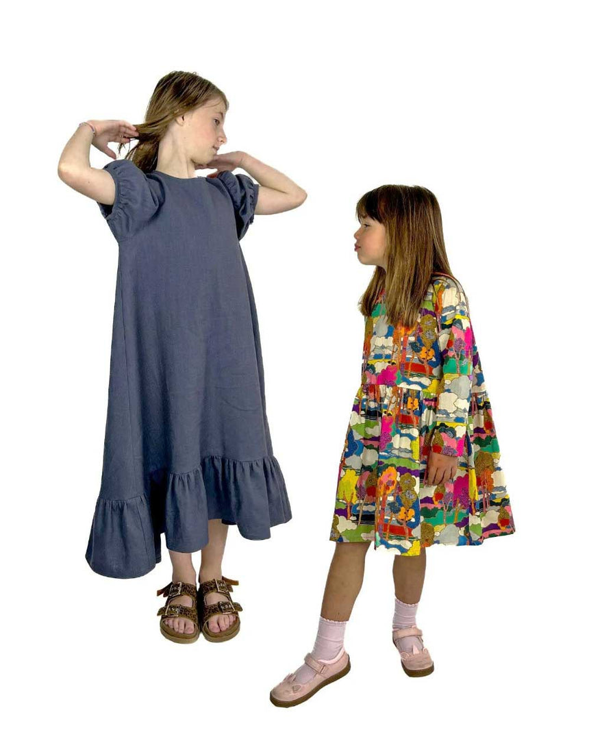 May Girl's Dress & Top Sewing Pattern, Dhurata Davies