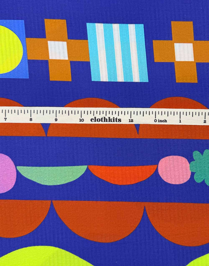 Sweet Fritti Cotton Seersucker Fabric, Doops Designs