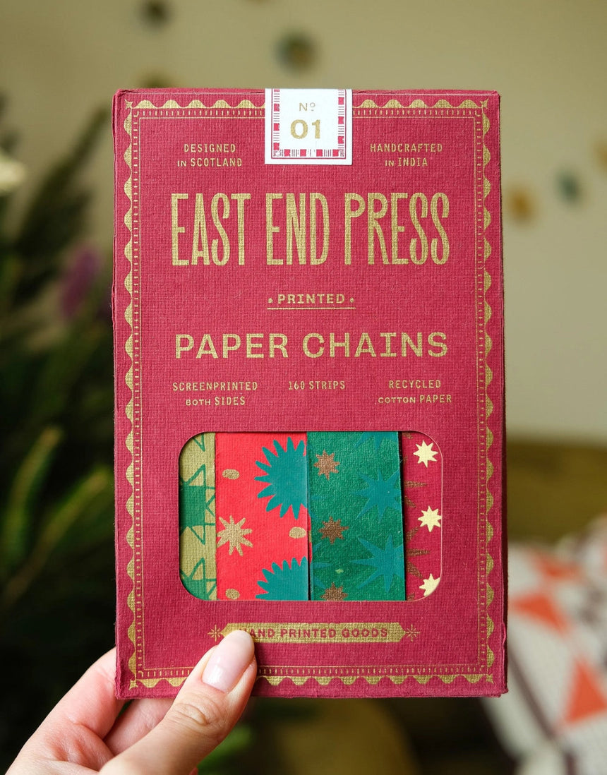 Festive Paper Chain Kit, East End Press
