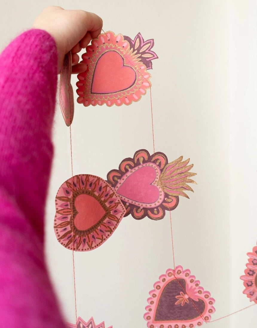 Sweet Hearts Paper Garland, East End Press