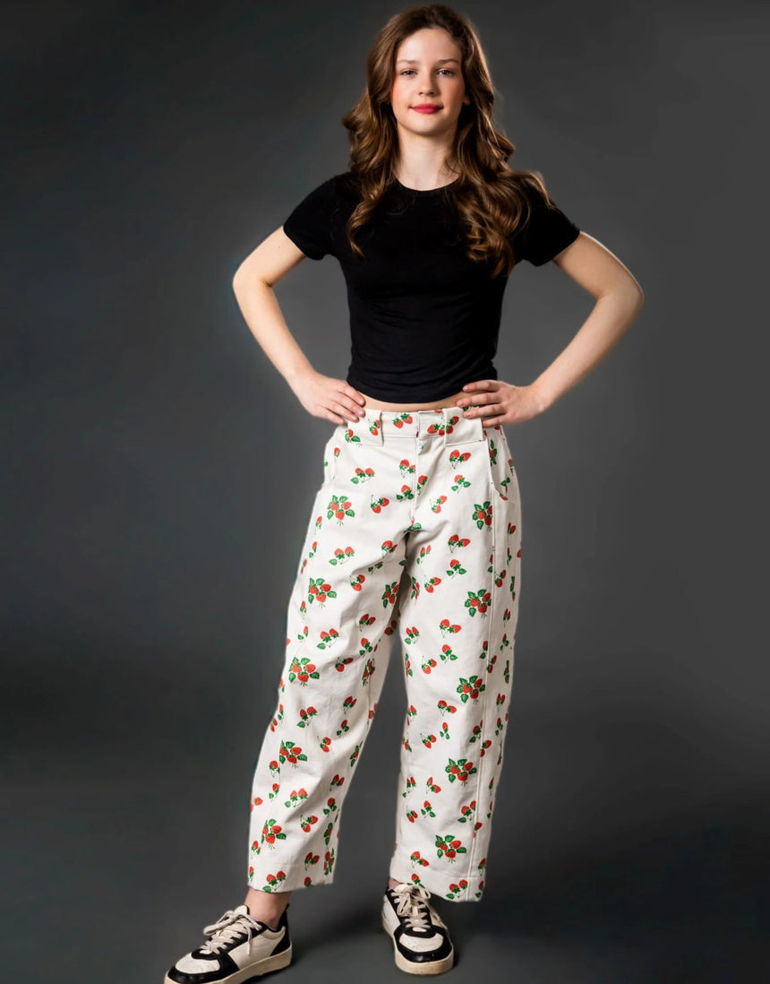 Roan Barrel Leg Trousers Sewing Pattern, Emporia Patterns