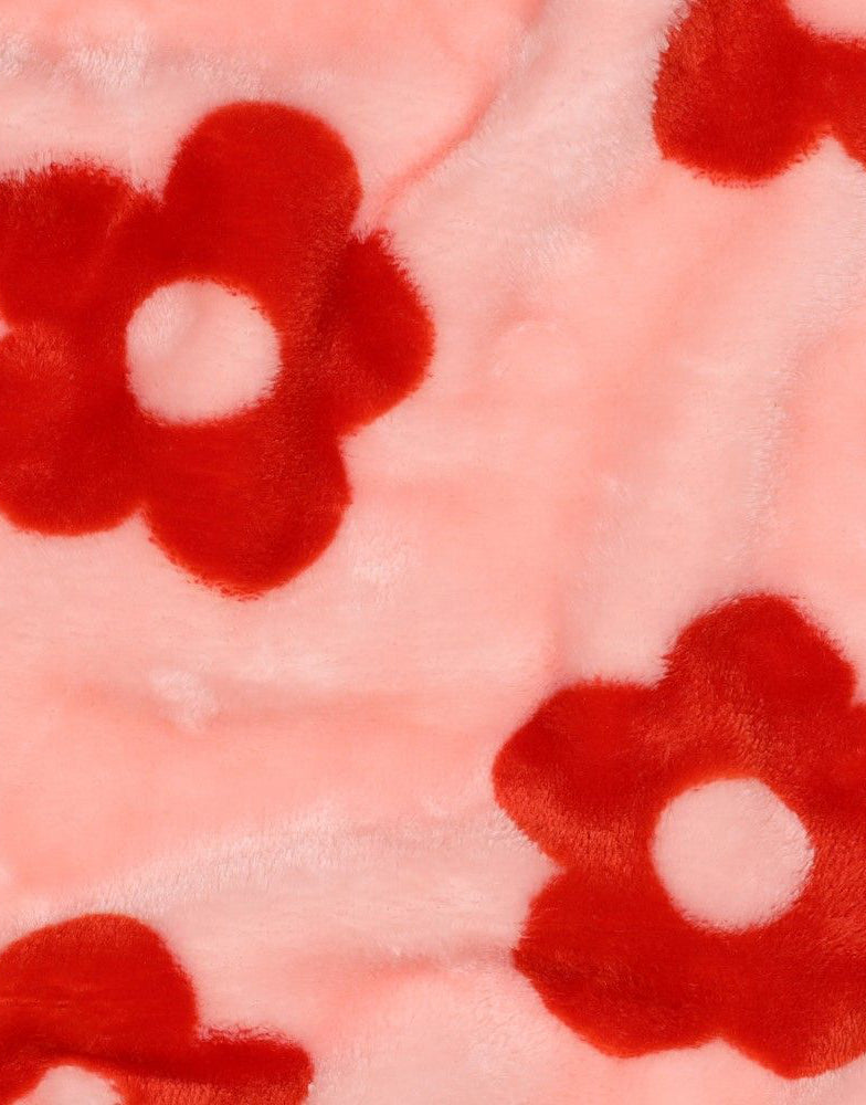 Candy Daisy Fleece Fabric