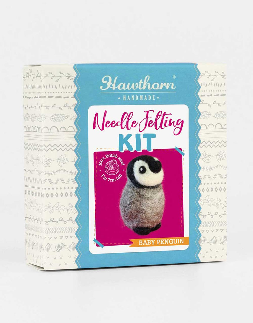 Penguin Mini Needle Felting Kit, Hawthorn Handmade