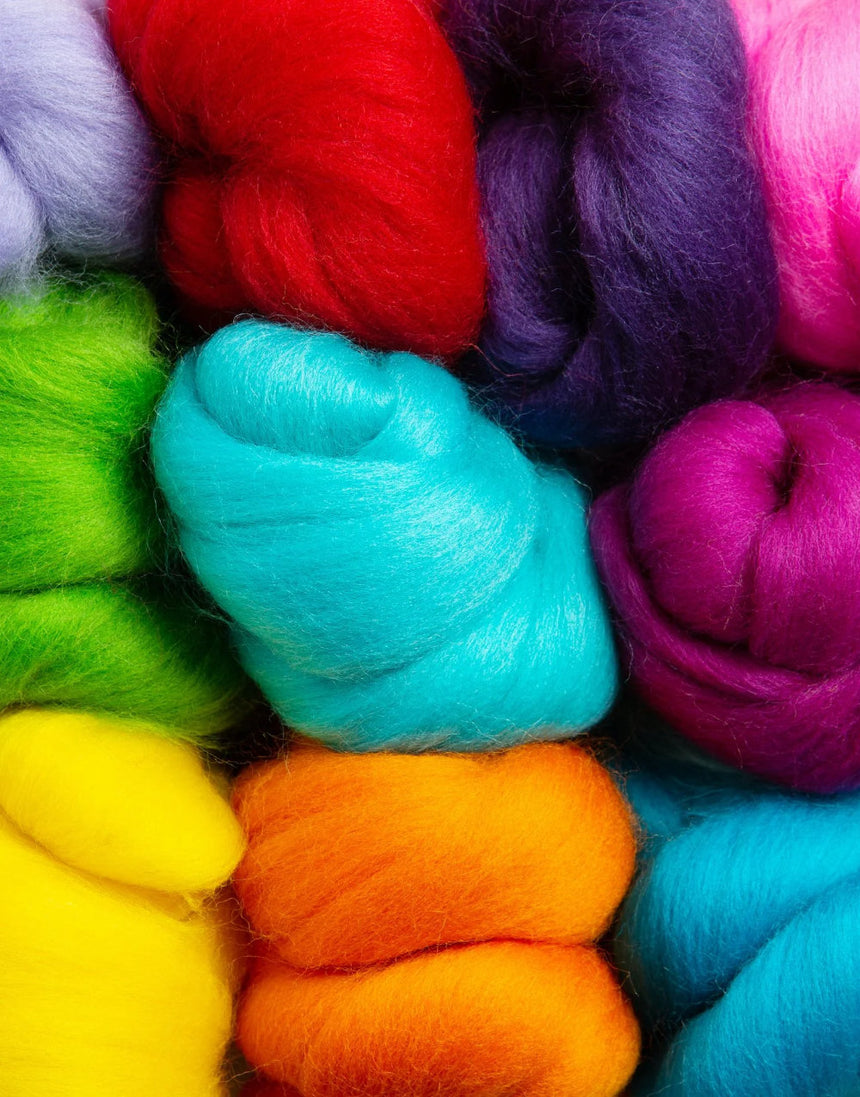 Brights Wool Bundle for Felting and Fibre Crafts