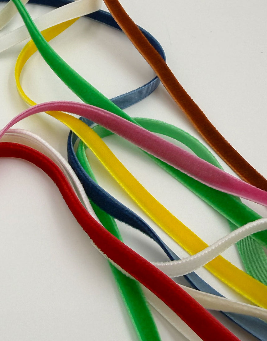 Velvet Ribbon - 7mm Wide