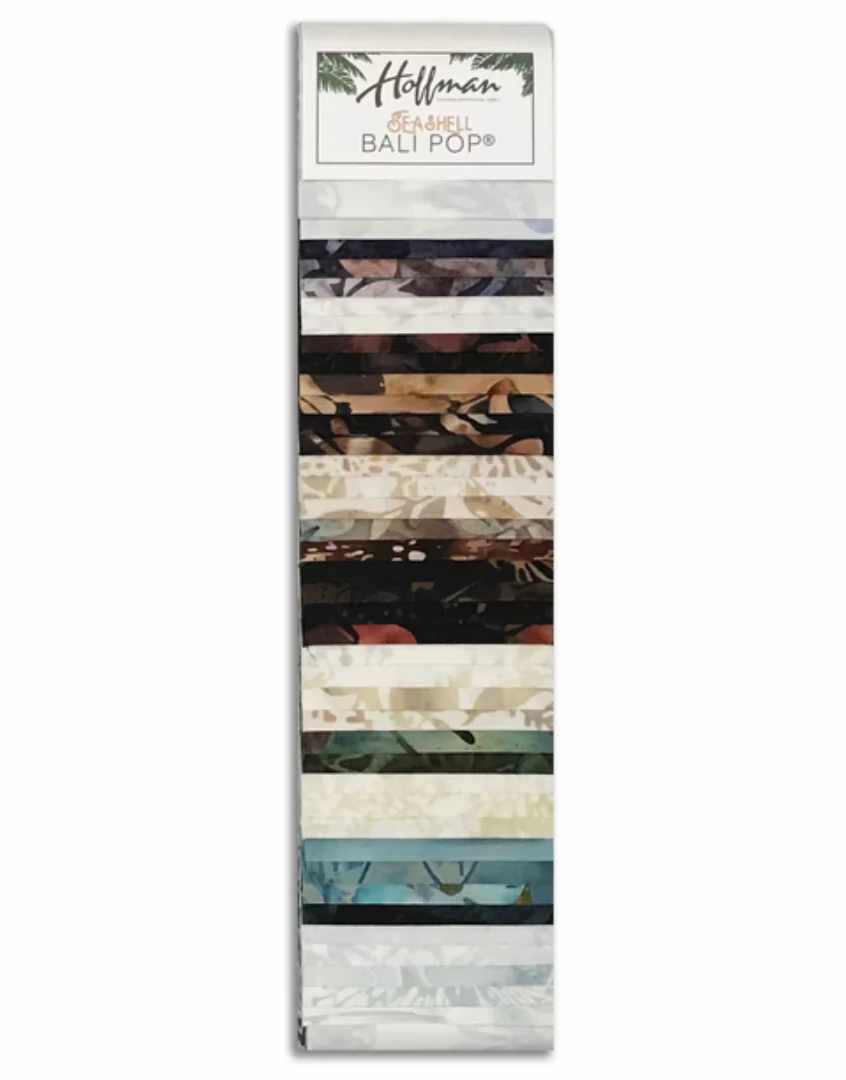 Bali Pop 2.5" Fabric Strips, Hoffman Fabrics