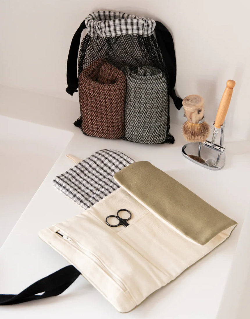 Nikko Bathroom Accessories Set Sewing Pattern, Ikatee