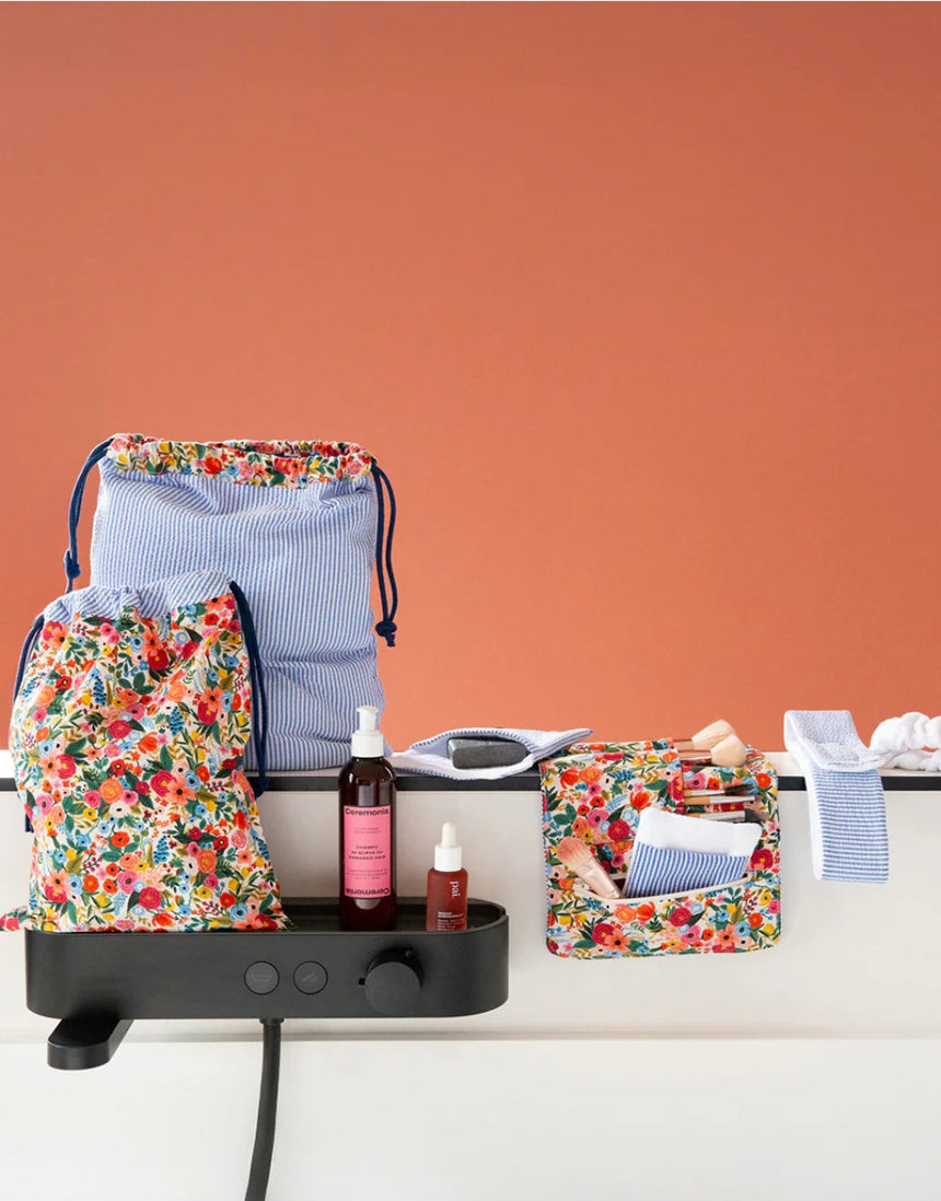 Nikko Bathroom Accessories Set Sewing Pattern, Ikatee