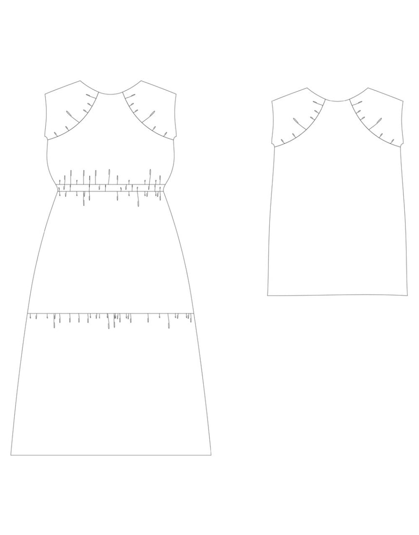 Jude blouse / dress PDF Download, ReadyToSew