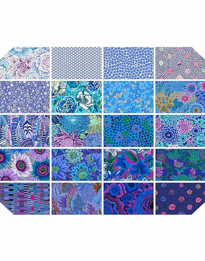 Kaffe Fassett Classics Fat Quarter Bundle (20pcs) Lake