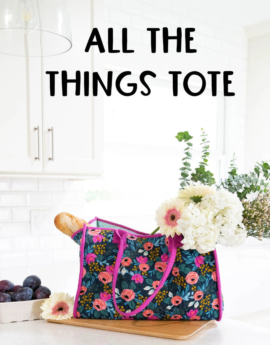 All The Things Tote Bag Sewing Pattern, Knot + Thread Design