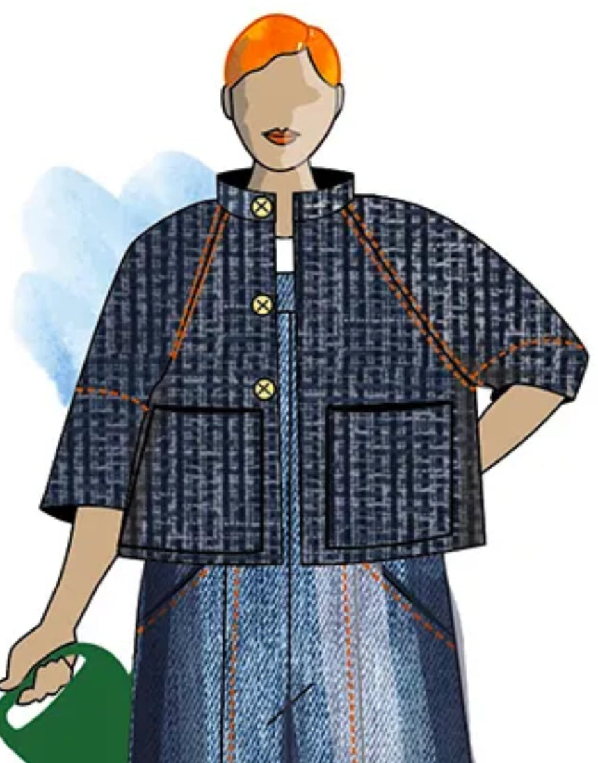 Kusama Jacket Paper Sewing Pattern, Sew Different