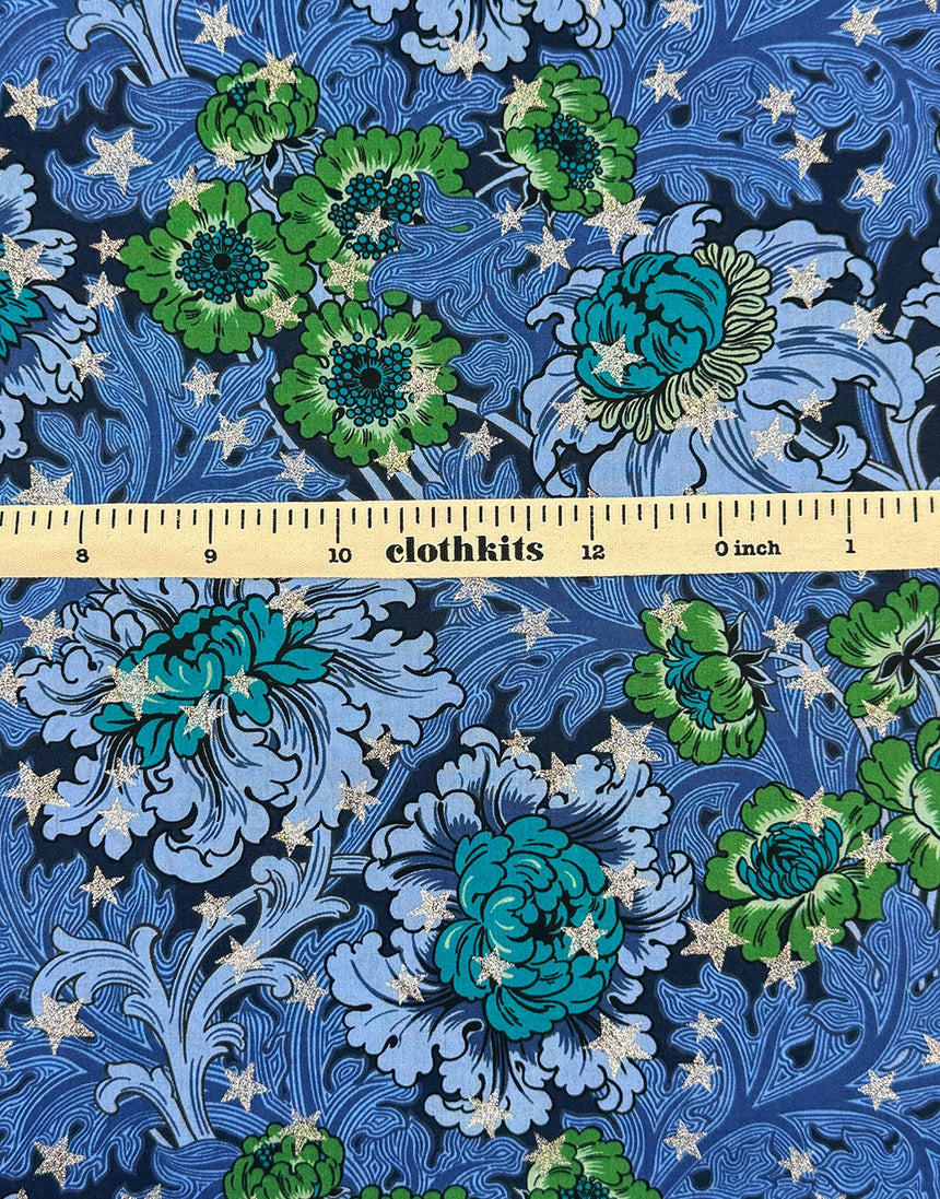 Liberty Fabrics Tana Lawn® Cotton Christmas Fabric December Day Star C