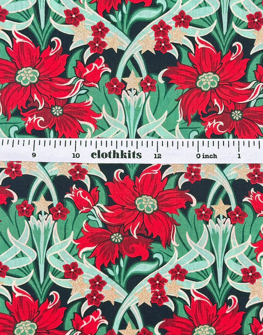 Liberty Fabrics Tana Lawn® Cotton Christmas Fabric Merry Mews A