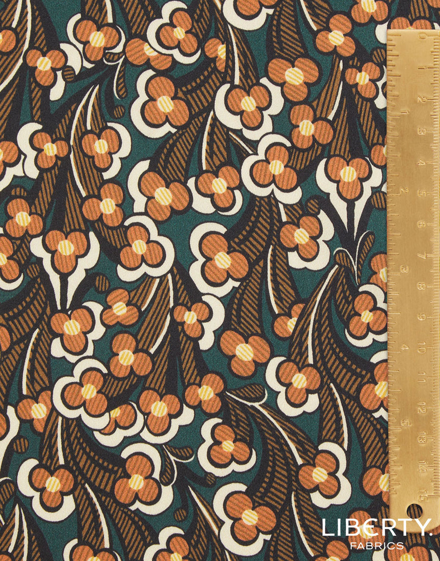 Liberty Fabrics Belgravia Silk Satin Fabric,  Laith C