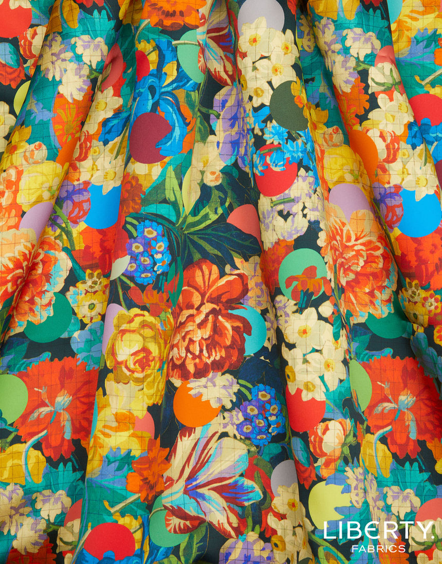 Liberty Fabrics Belgravia Silk Satin Fabric, Carrie Mary A