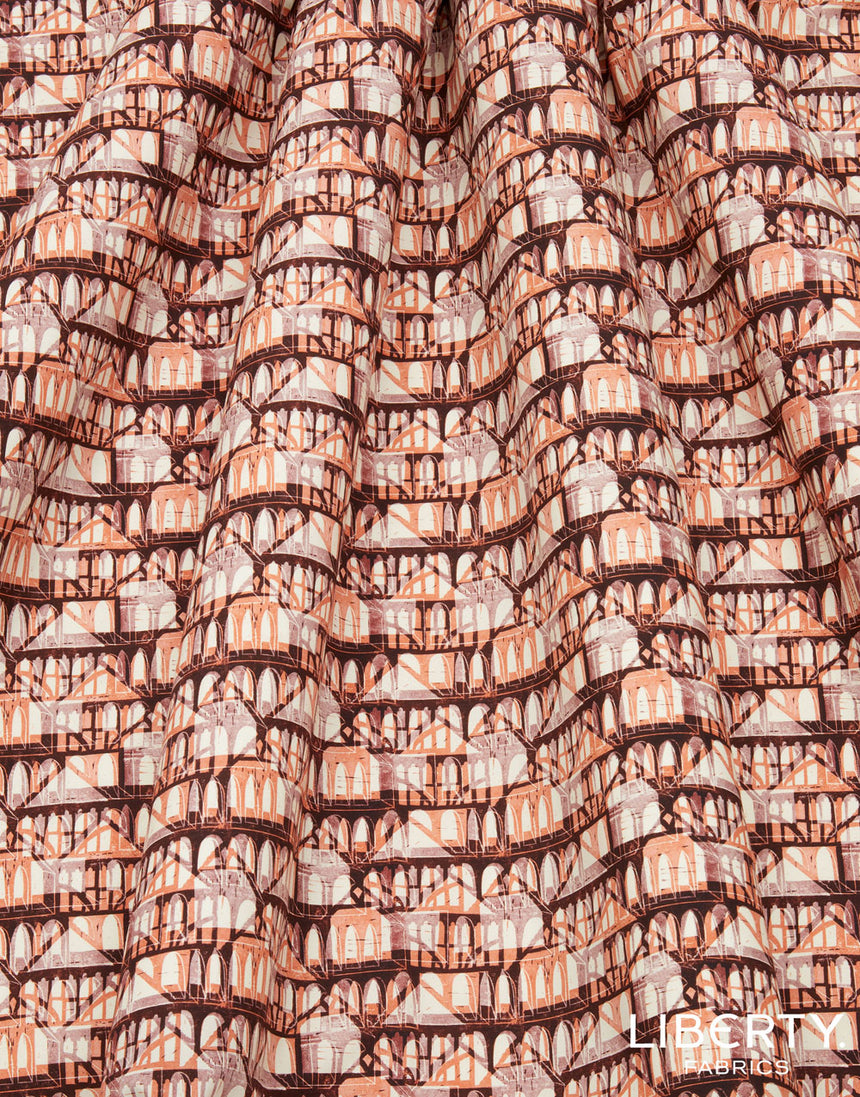 Liberty Cotton Poplin Fabric,  Ashley Tudor C