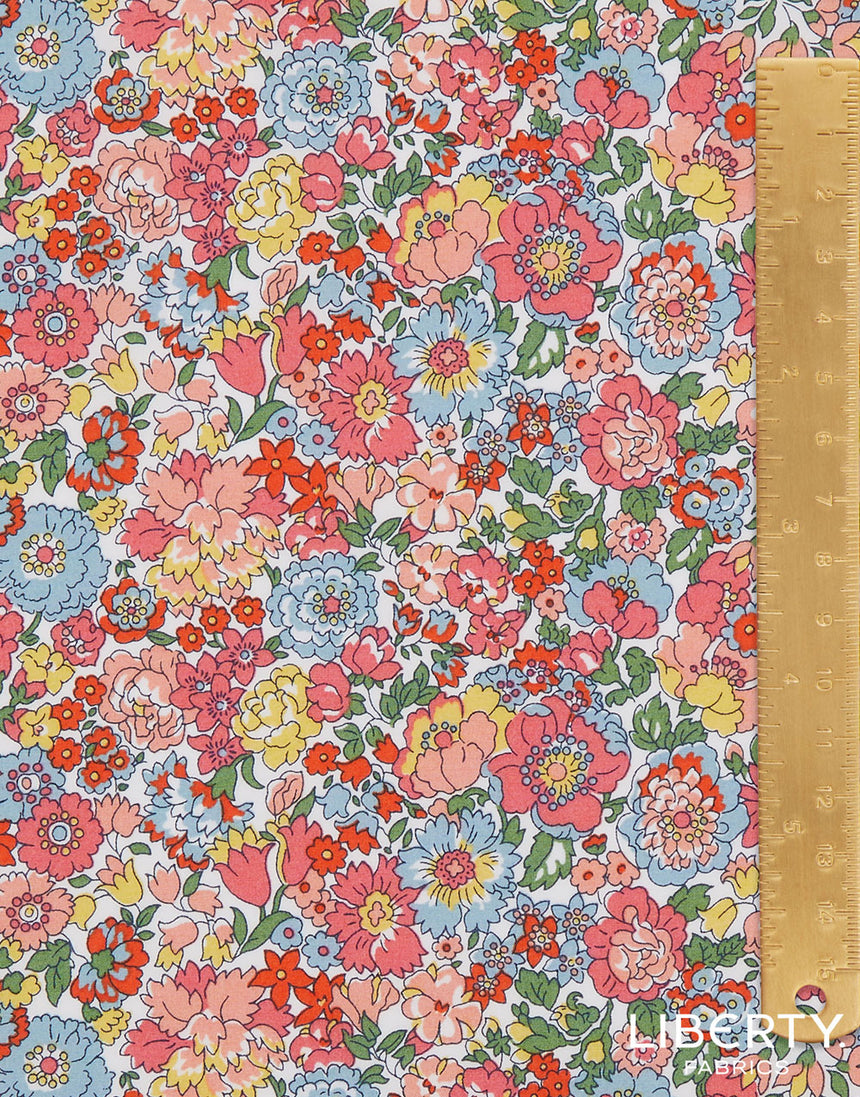 Liberty Cotton Poplin Fabric, Nell, Annie & May B