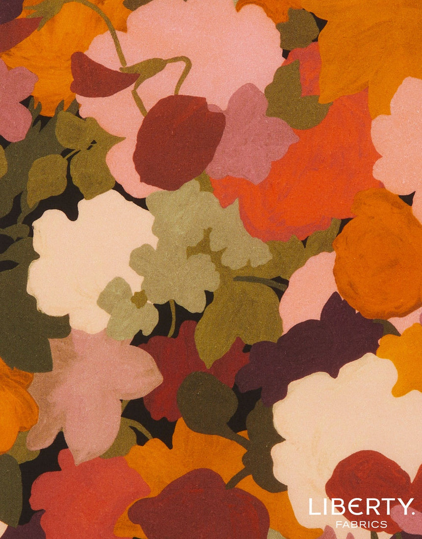 Liberty Cotton Poplin Fabric, Little Merton A