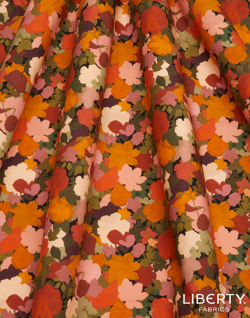 Liberty Cotton Poplin Fabric, Little Merton A