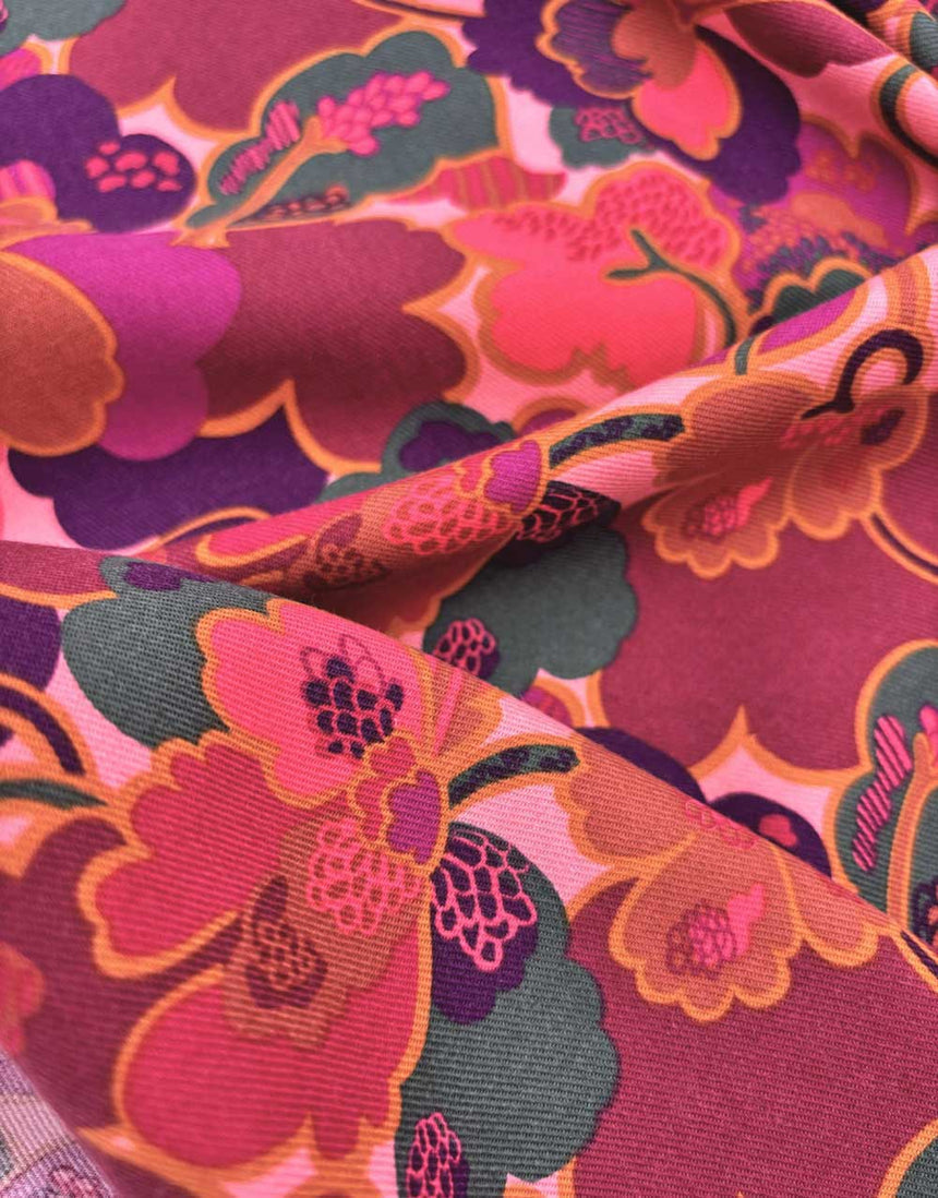 Liberty Fabrics Lantana Cotton & Wool Blend Fabric, Prospect Flower A