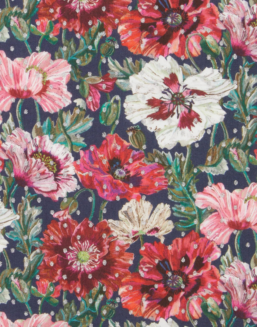 Liberty Fabrics Tana Lawn® Poppy Amelie Metallic Spot A