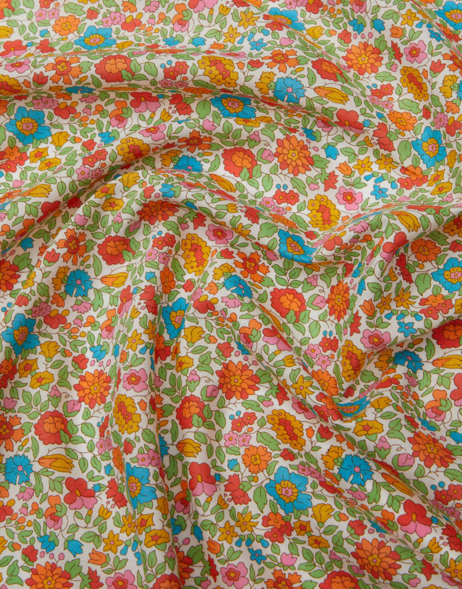 Set Di 80 Esagoni In Tessuto Liberty Tana Lawn, Colori Arcobaleno, Per EPP E Patchwork, 1,9 Cm