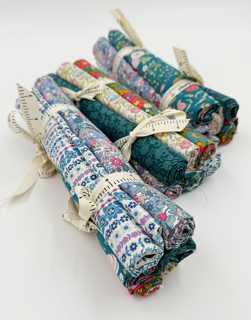 The Everlasting Liberty Lasenby Fat Quarter Bundle - Blues & Greens