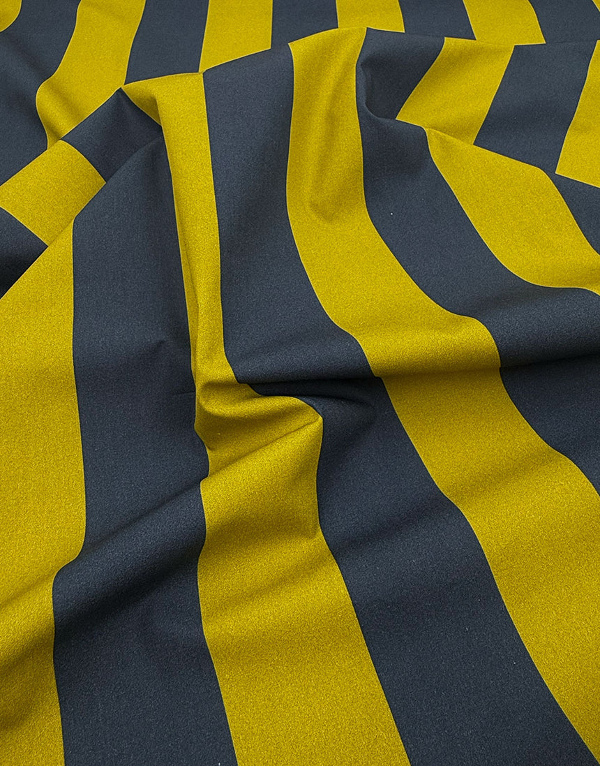 Beach Hut Stripe, Cotton Poplin Fabric, Light and Lush