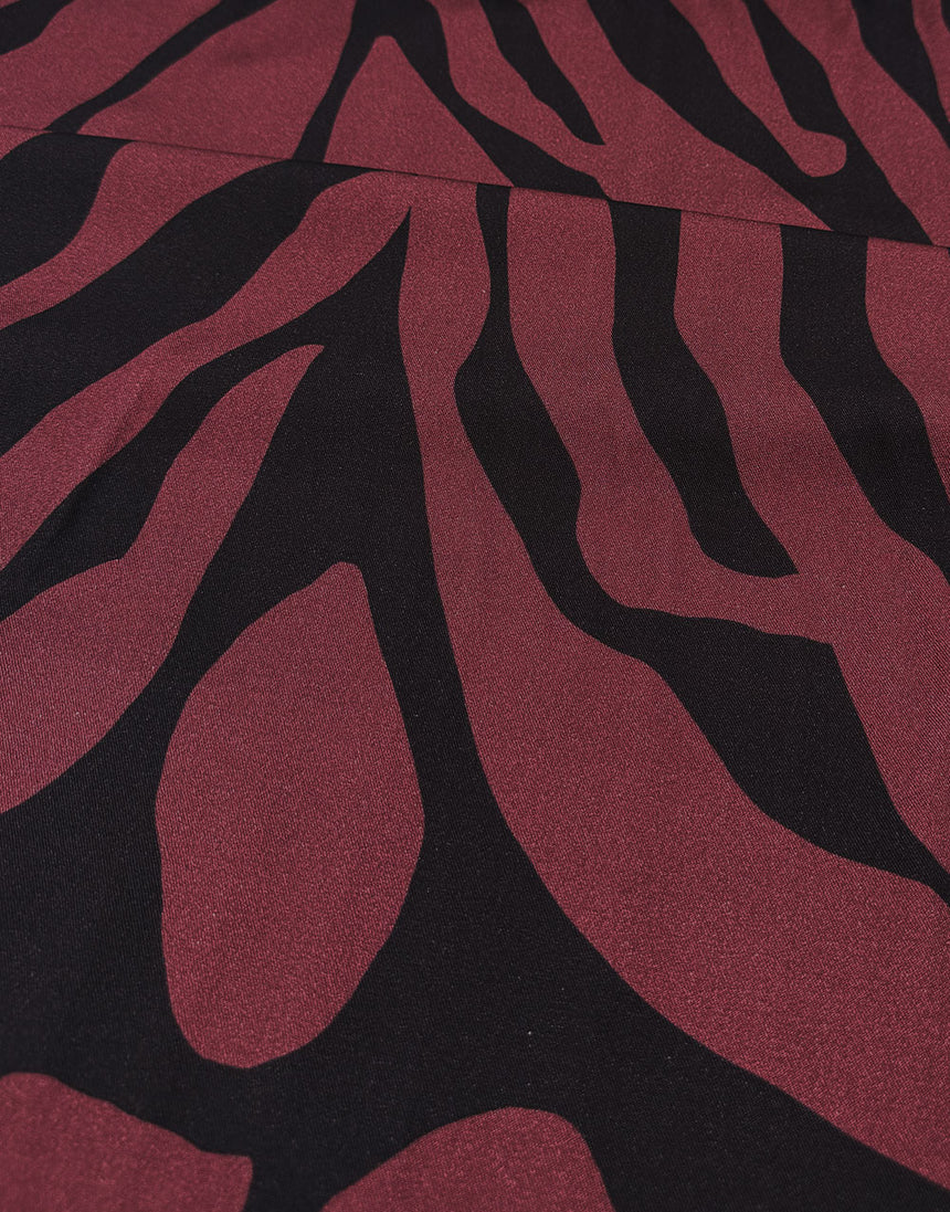 Damson Contour Light & Lush Viscose Fabric