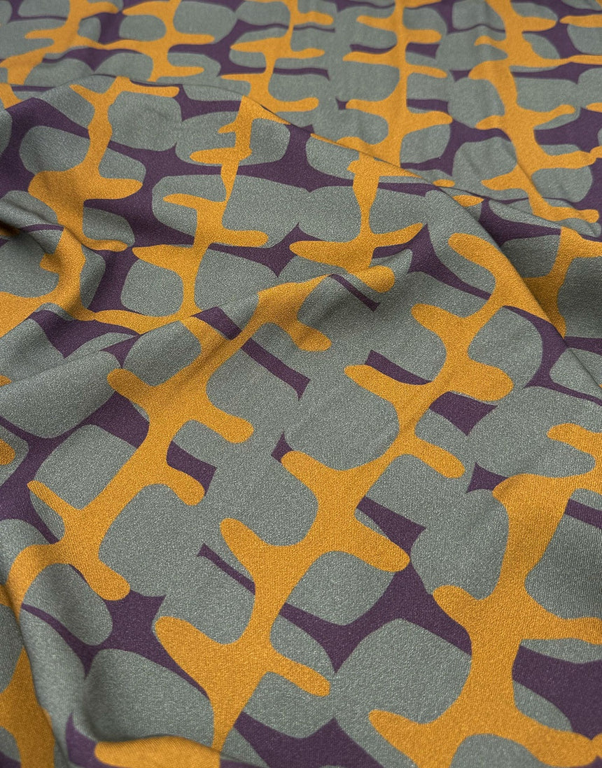 Olive Tumble Light & Lush Viscose Fabric