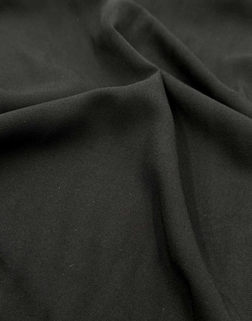 Classic Black Light & Lush Viscose Fabric