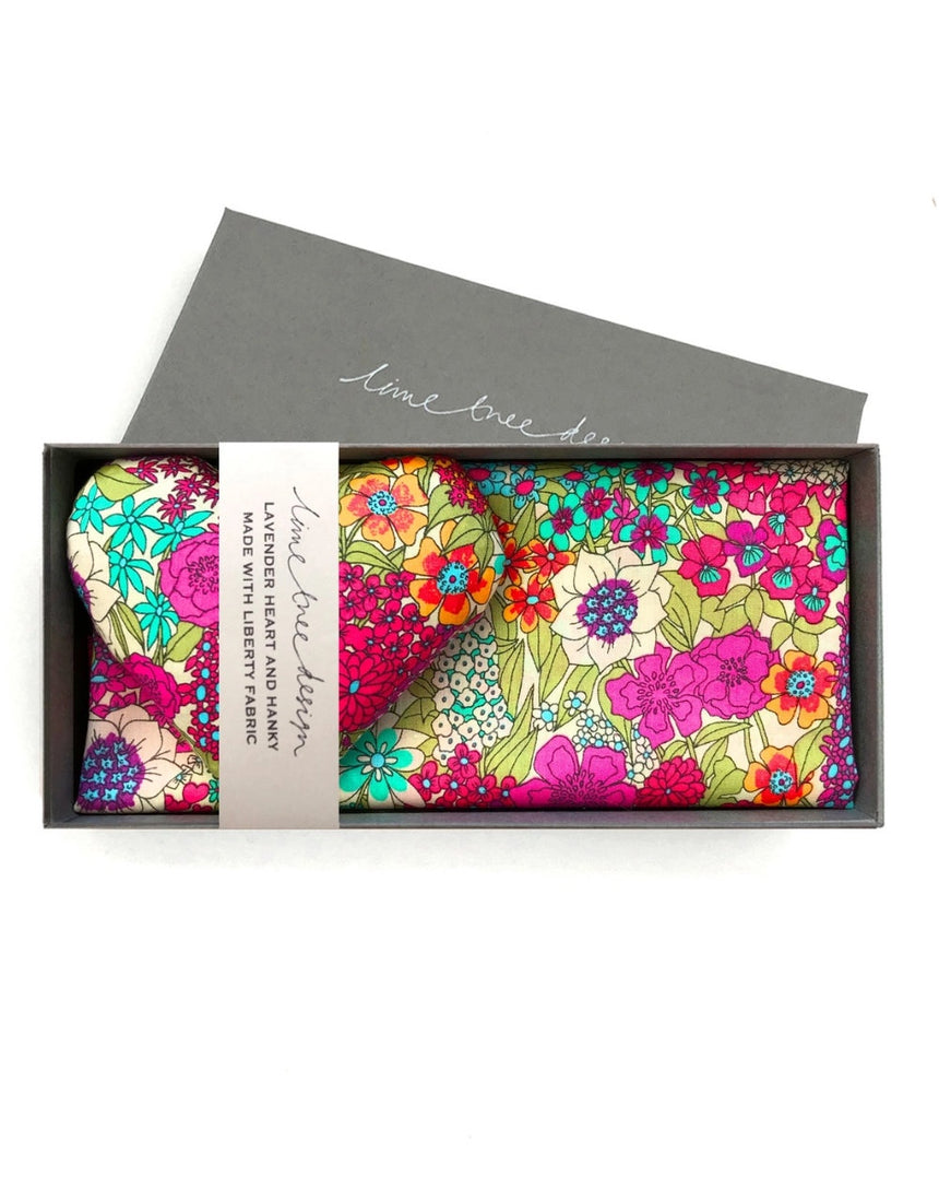 Liberty Lavender Heart & Hanky Gift Box, Ciara Bright