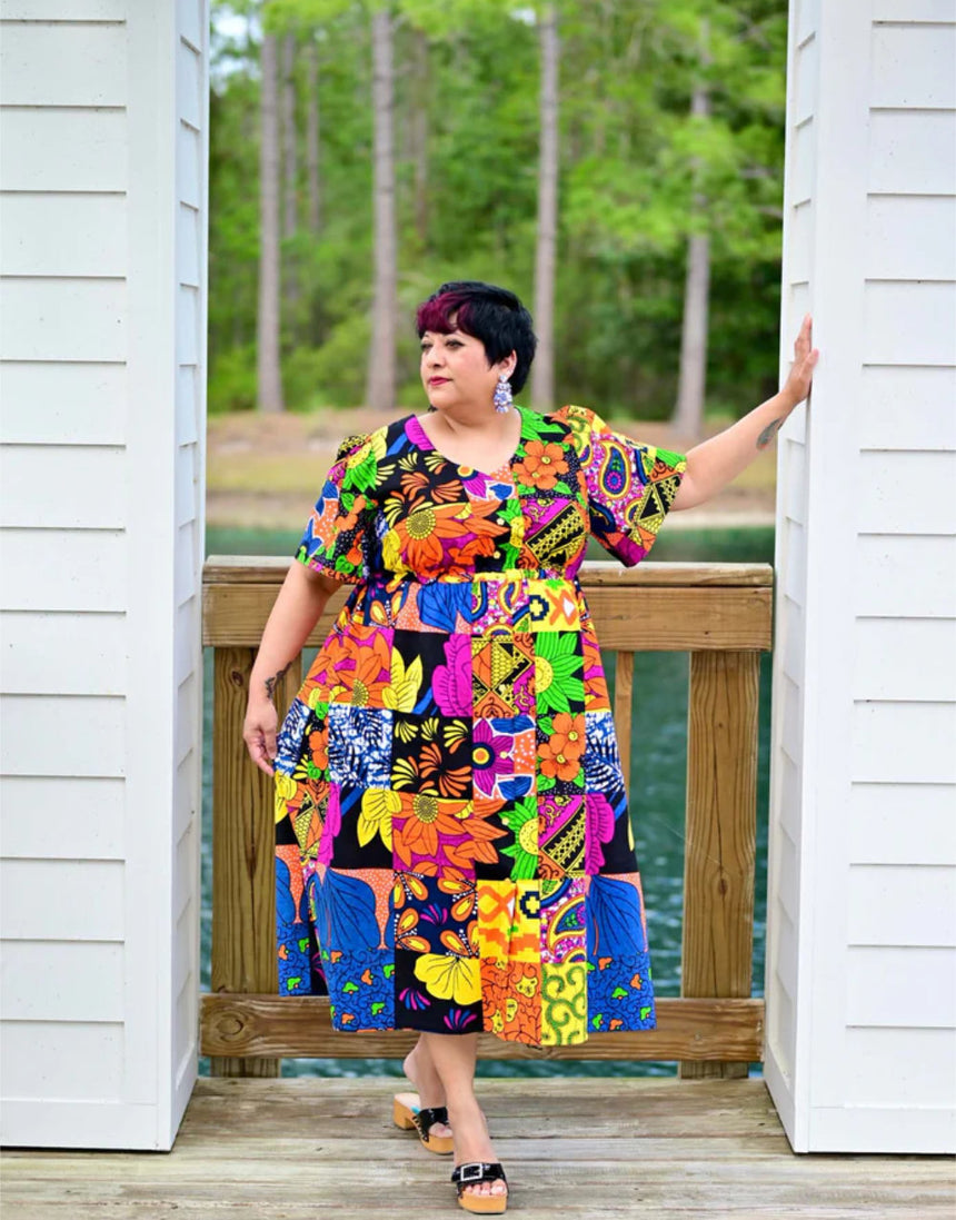 Sapphire Dress & Top Sewing Pattern, Made by Rae